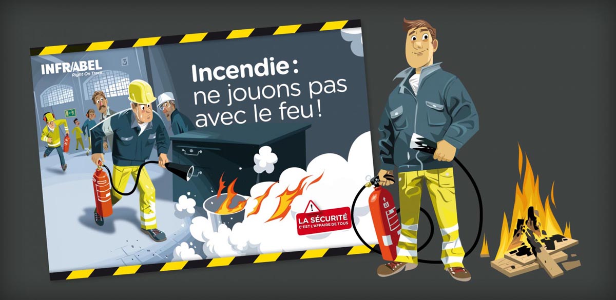 Infrabel - Internal Safety Campaign