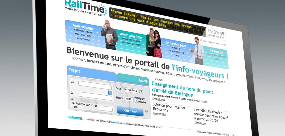 Infrabel - Railtime campaign