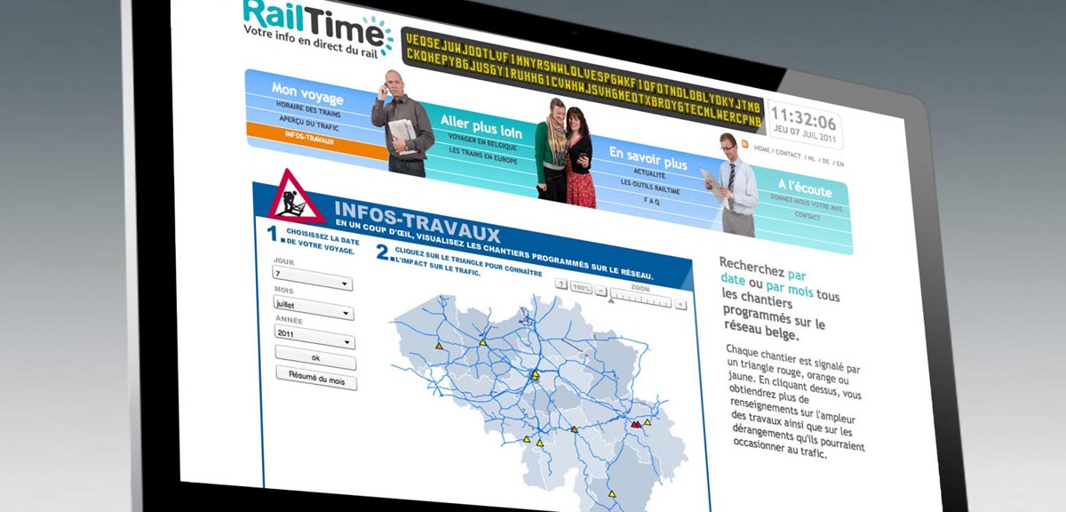 Infrabel - Railtime campaign