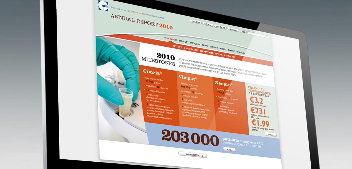 UCB - Annual Report 2010 - website